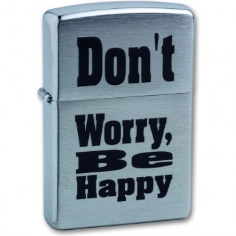 Зажигалка ZIPPO DON`T WORRY