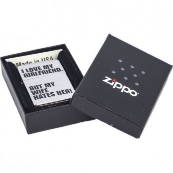 Зажигалка ZIPPO 200 I LOVE GIRLFREND LUVG (200.201)