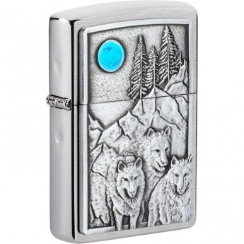 Зажигалка ZIPPO WOLF DESIGN 49295 Зажигалка ZIPPO WOLF DESIGN 49295