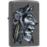 Зажигалка ZIPPO WOLF SKULL 29863